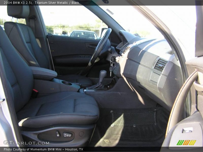 Titanium Silver Metallic / Black 2004 BMW X3 2.5i