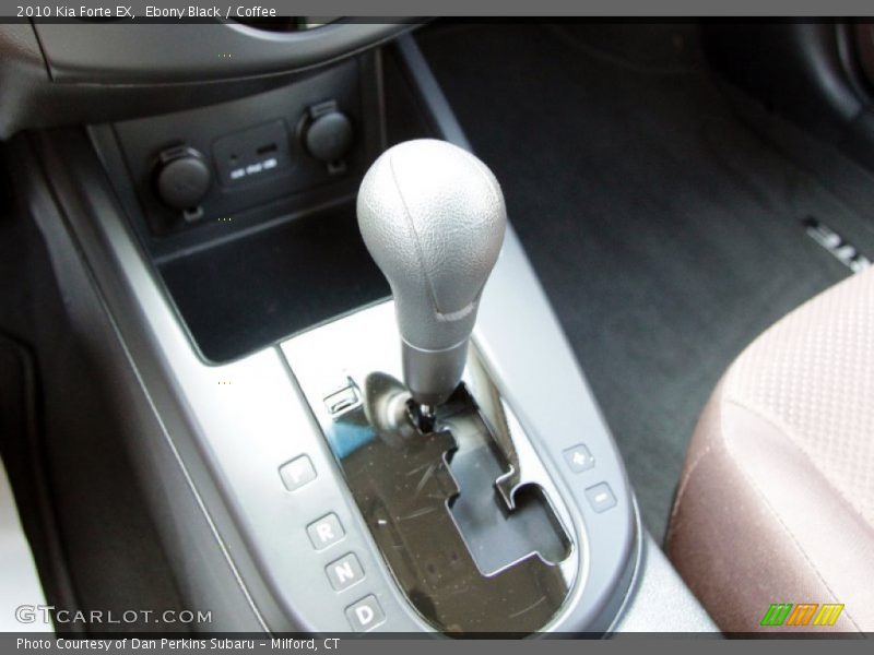 Ebony Black / Coffee 2010 Kia Forte EX
