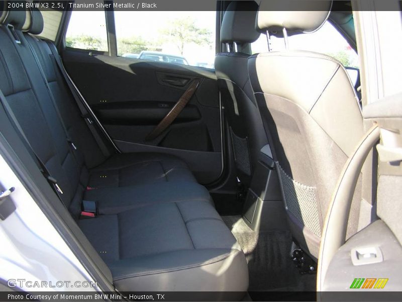Titanium Silver Metallic / Black 2004 BMW X3 2.5i