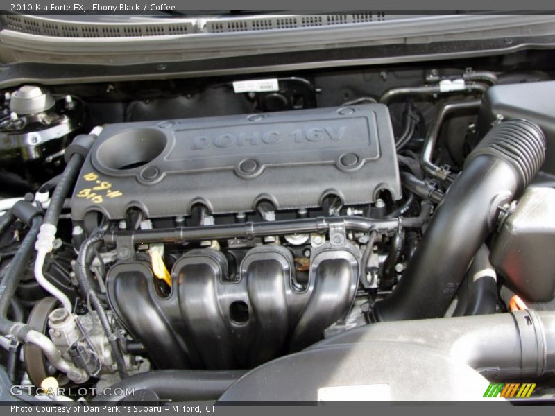 Ebony Black / Coffee 2010 Kia Forte EX