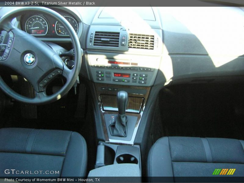 Titanium Silver Metallic / Black 2004 BMW X3 2.5i