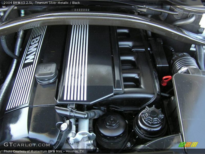 Titanium Silver Metallic / Black 2004 BMW X3 2.5i