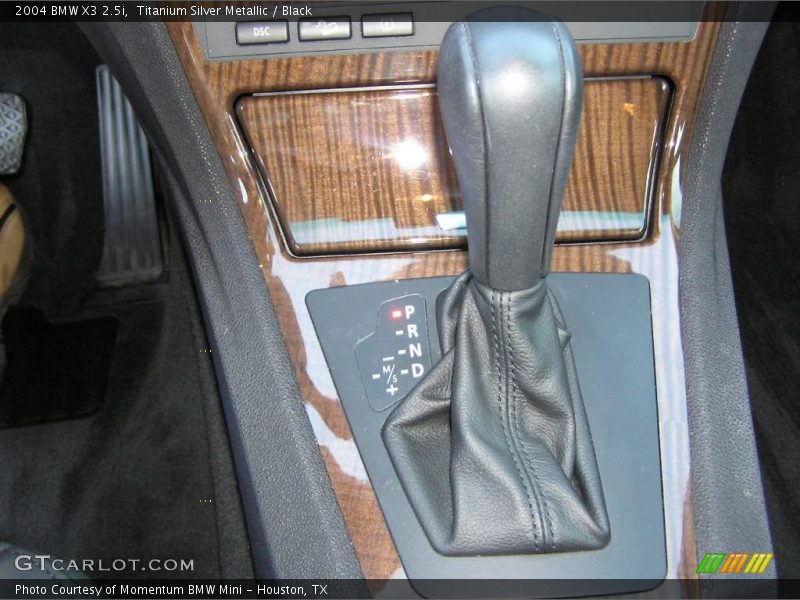 Titanium Silver Metallic / Black 2004 BMW X3 2.5i