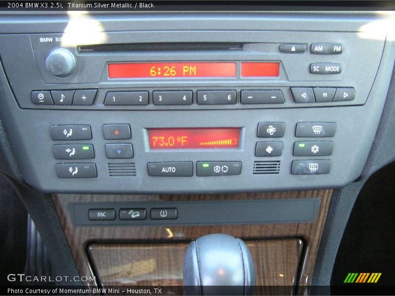 Titanium Silver Metallic / Black 2004 BMW X3 2.5i