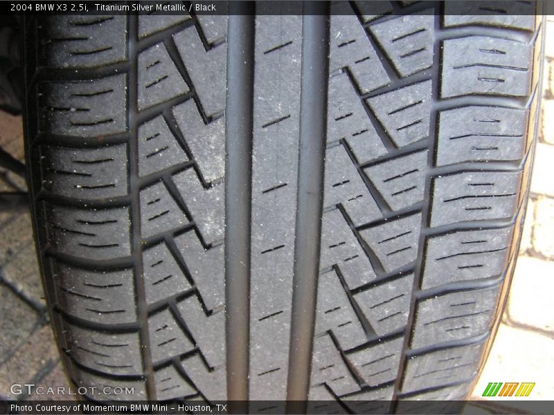 Titanium Silver Metallic / Black 2004 BMW X3 2.5i