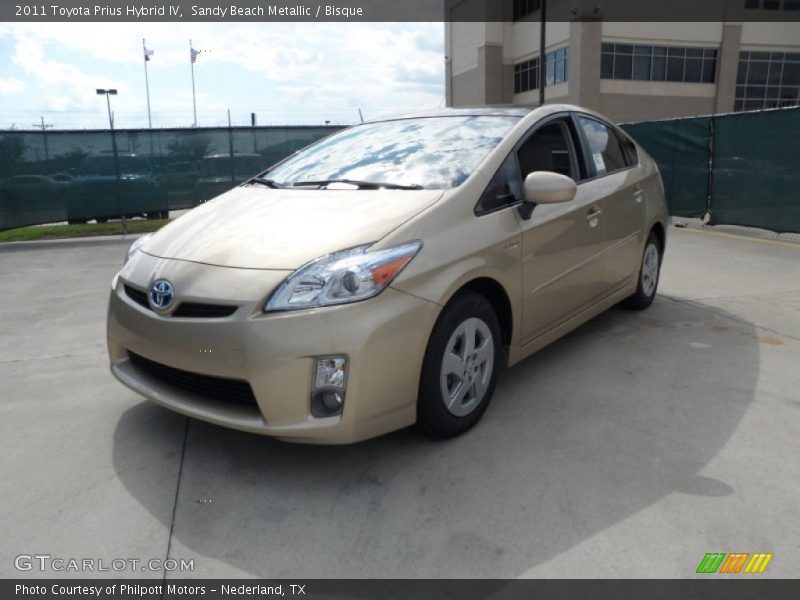Sandy Beach Metallic / Bisque 2011 Toyota Prius Hybrid IV