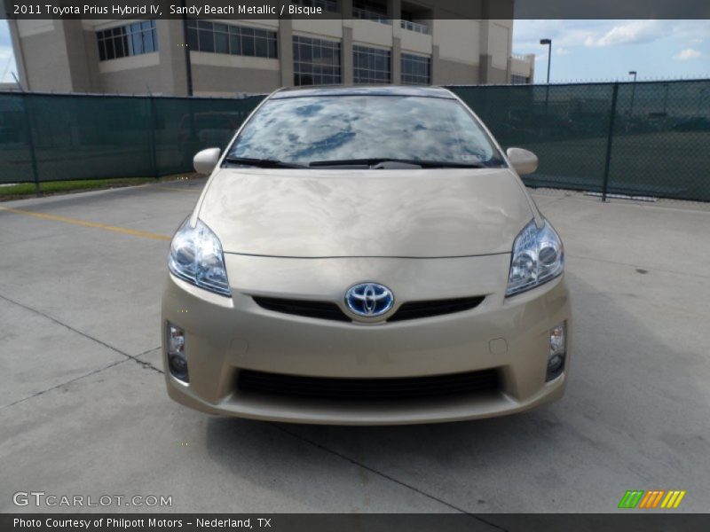 Sandy Beach Metallic / Bisque 2011 Toyota Prius Hybrid IV