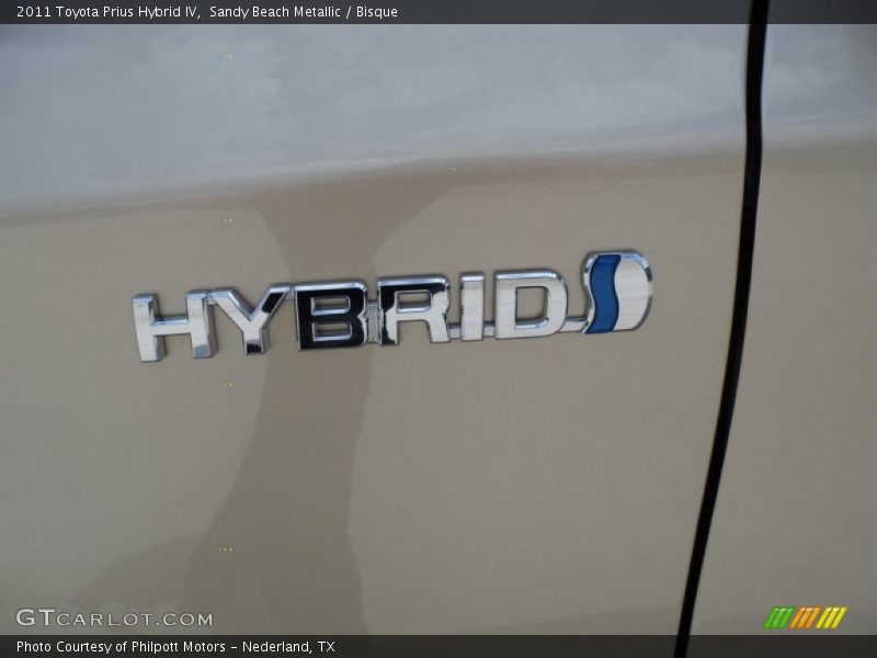 Sandy Beach Metallic / Bisque 2011 Toyota Prius Hybrid IV