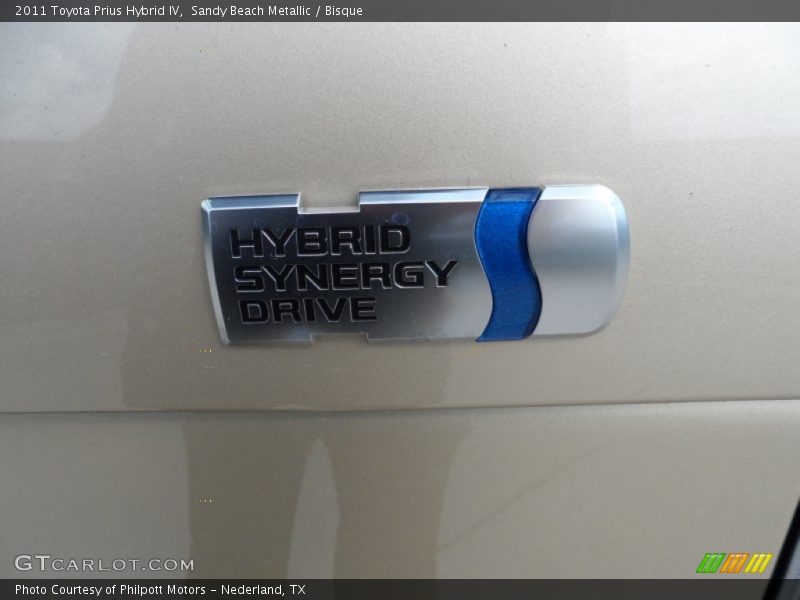 Sandy Beach Metallic / Bisque 2011 Toyota Prius Hybrid IV