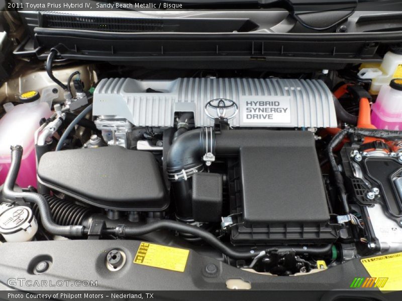  2011 Prius Hybrid IV Engine - 1.8 Liter DOHC 16-Valve VVT-i 4 Cylinder Gasoline/Electric Hybrid