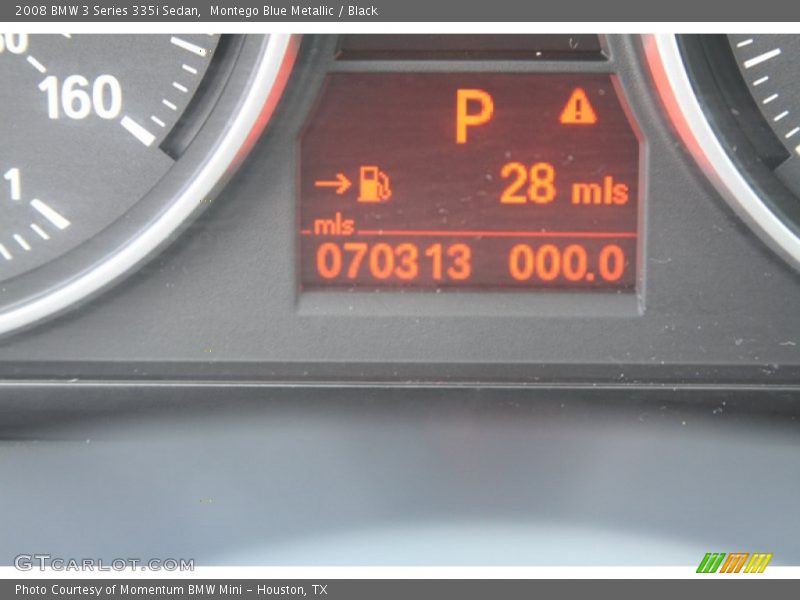 Montego Blue Metallic / Black 2008 BMW 3 Series 335i Sedan
