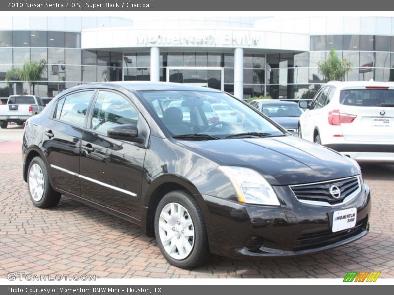 Super Black / Charcoal 2010 Nissan Sentra 2.0 S
