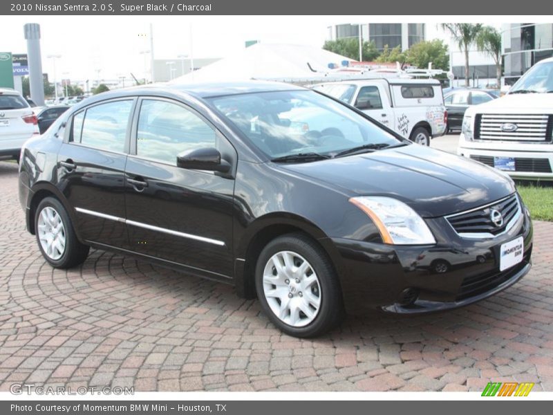 Super Black / Charcoal 2010 Nissan Sentra 2.0 S