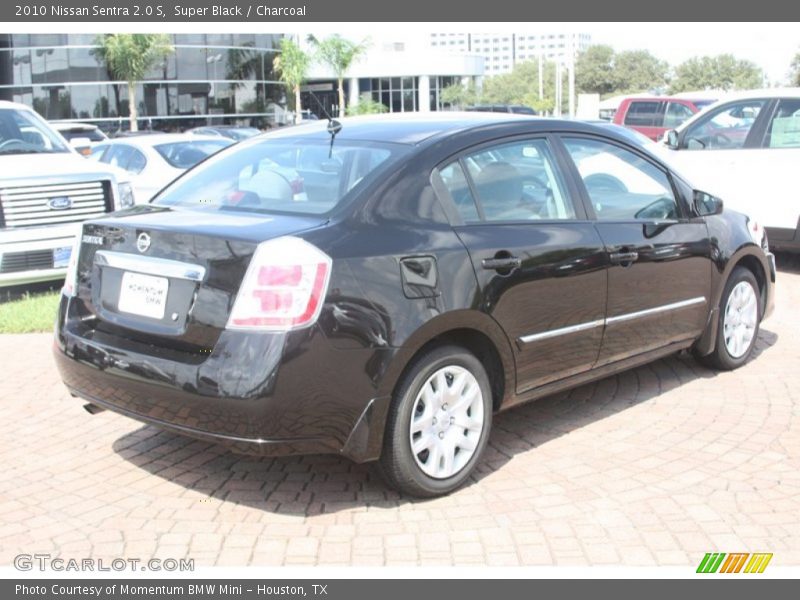 Super Black / Charcoal 2010 Nissan Sentra 2.0 S