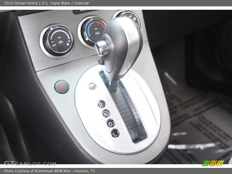 Super Black / Charcoal 2010 Nissan Sentra 2.0 S