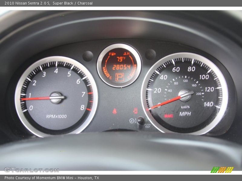 Super Black / Charcoal 2010 Nissan Sentra 2.0 S