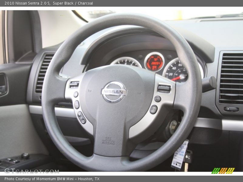 Super Black / Charcoal 2010 Nissan Sentra 2.0 S