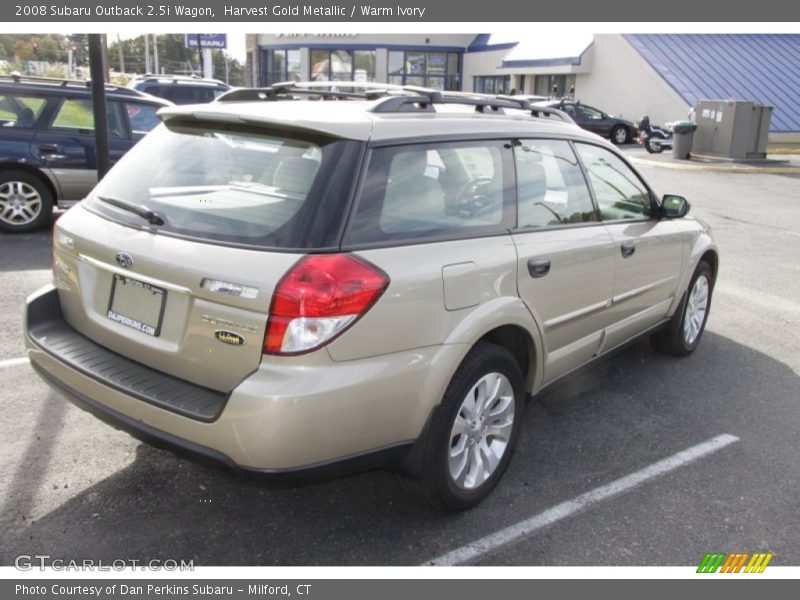 Harvest Gold Metallic / Warm Ivory 2008 Subaru Outback 2.5i Wagon