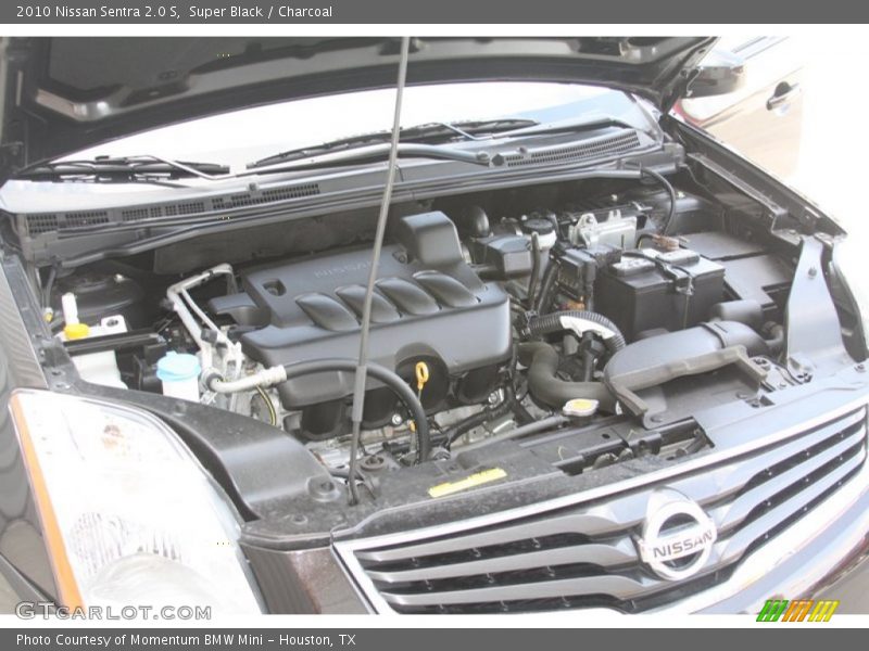 Super Black / Charcoal 2010 Nissan Sentra 2.0 S