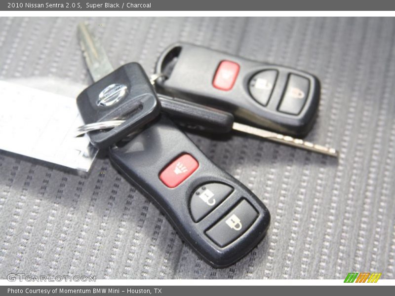 Super Black / Charcoal 2010 Nissan Sentra 2.0 S
