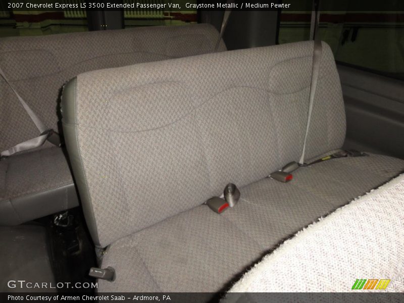 Graystone Metallic / Medium Pewter 2007 Chevrolet Express LS 3500 Extended Passenger Van