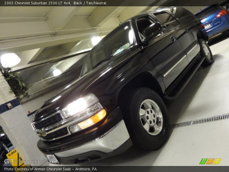 Black / Tan/Neutral 2003 Chevrolet Suburban 1500 LT 4x4