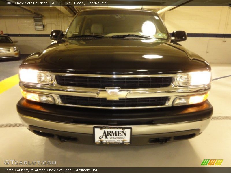 Black / Tan/Neutral 2003 Chevrolet Suburban 1500 LT 4x4