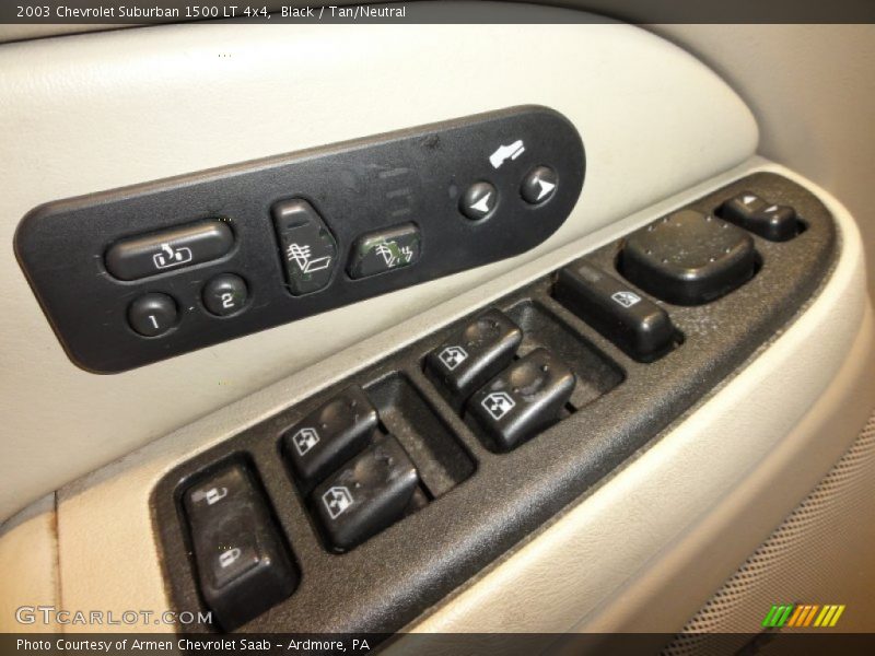 Black / Tan/Neutral 2003 Chevrolet Suburban 1500 LT 4x4