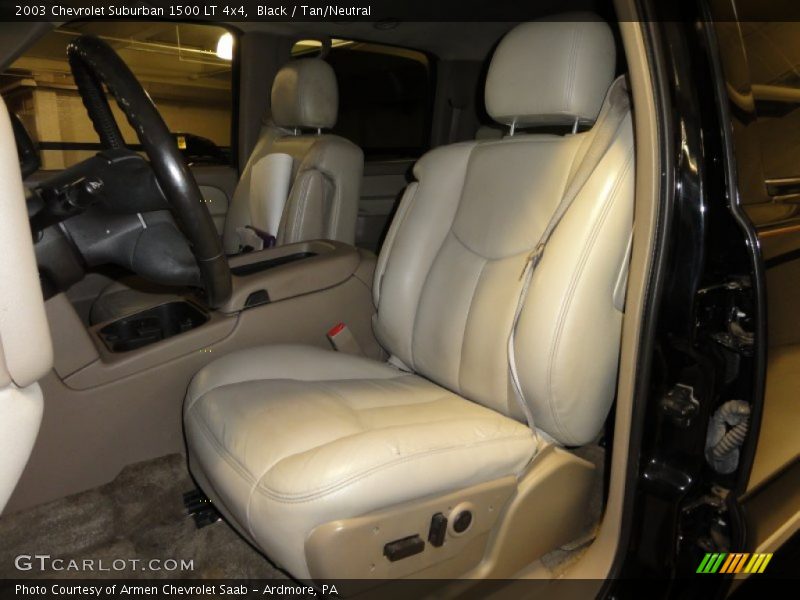 Black / Tan/Neutral 2003 Chevrolet Suburban 1500 LT 4x4