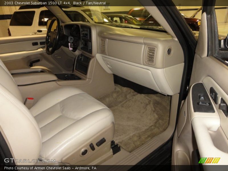 Black / Tan/Neutral 2003 Chevrolet Suburban 1500 LT 4x4