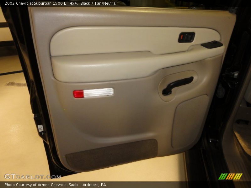 Black / Tan/Neutral 2003 Chevrolet Suburban 1500 LT 4x4