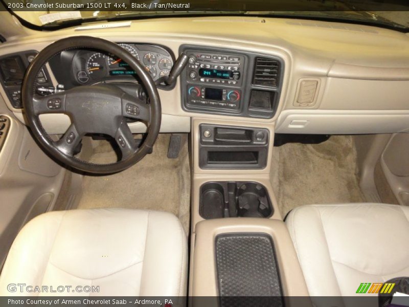 Black / Tan/Neutral 2003 Chevrolet Suburban 1500 LT 4x4