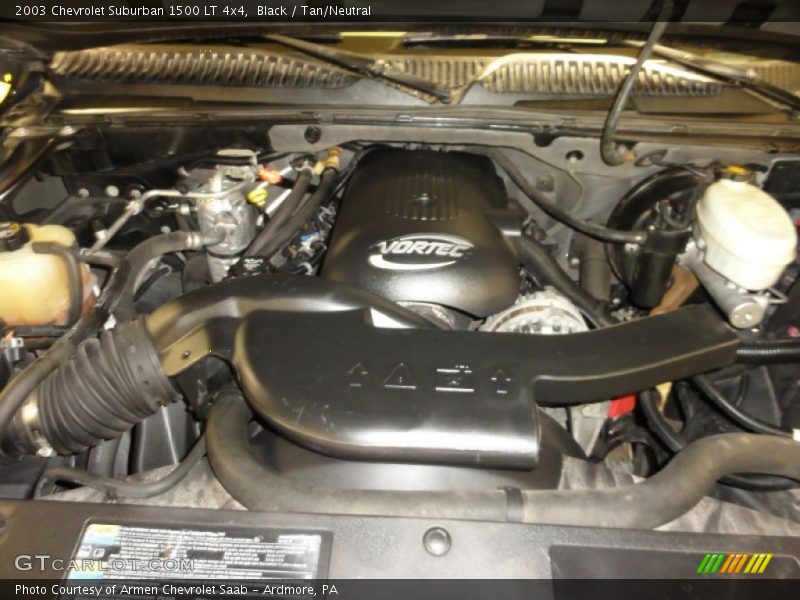 Black / Tan/Neutral 2003 Chevrolet Suburban 1500 LT 4x4