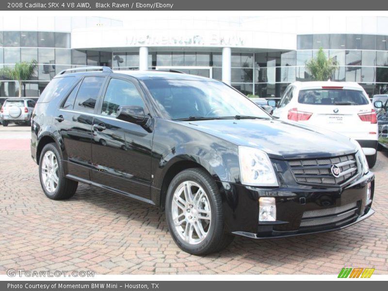 Black Raven / Ebony/Ebony 2008 Cadillac SRX 4 V8 AWD