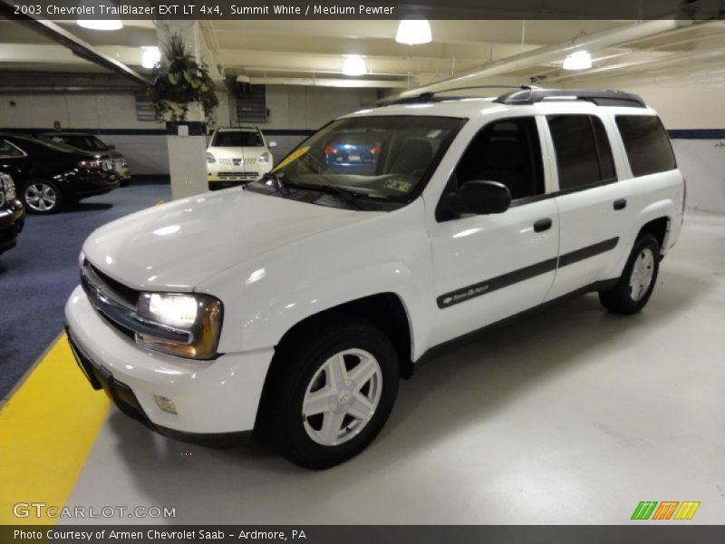 Summit White / Medium Pewter 2003 Chevrolet TrailBlazer EXT LT 4x4