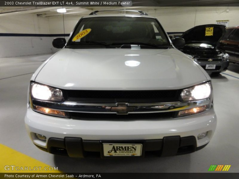 Summit White / Medium Pewter 2003 Chevrolet TrailBlazer EXT LT 4x4