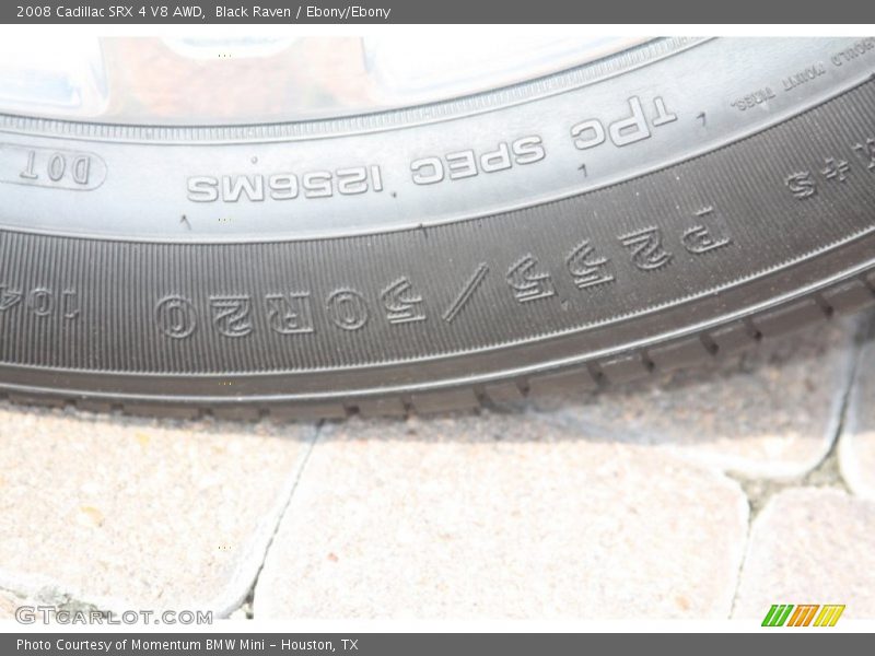 Black Raven / Ebony/Ebony 2008 Cadillac SRX 4 V8 AWD