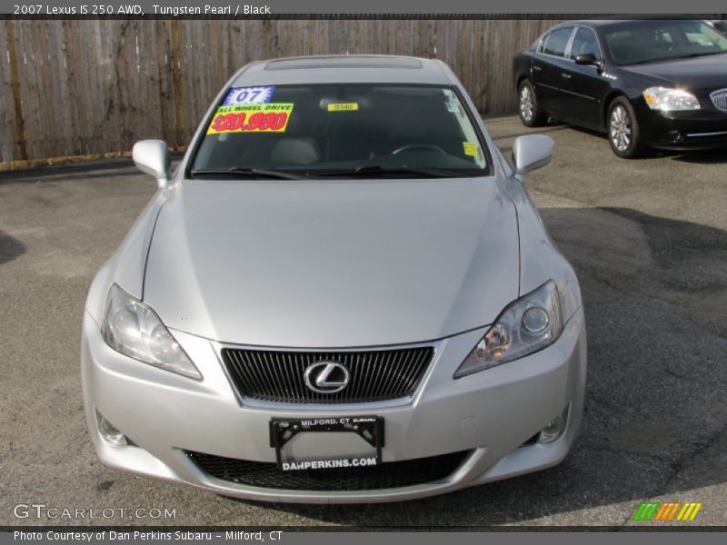 Tungsten Pearl / Black 2007 Lexus IS 250 AWD