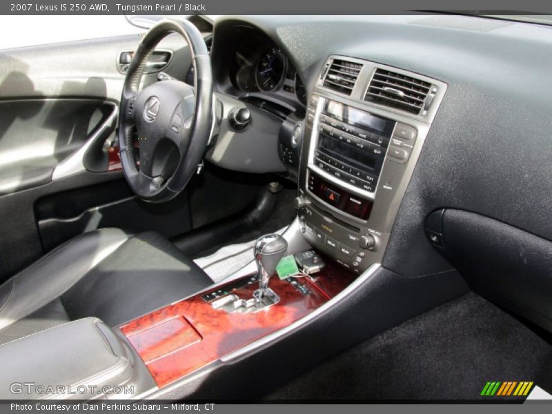 Tungsten Pearl / Black 2007 Lexus IS 250 AWD