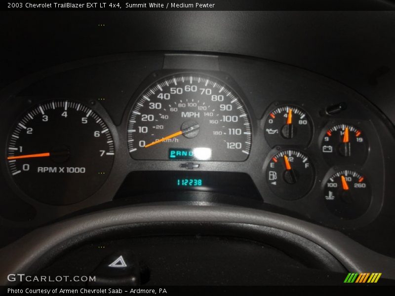 Summit White / Medium Pewter 2003 Chevrolet TrailBlazer EXT LT 4x4