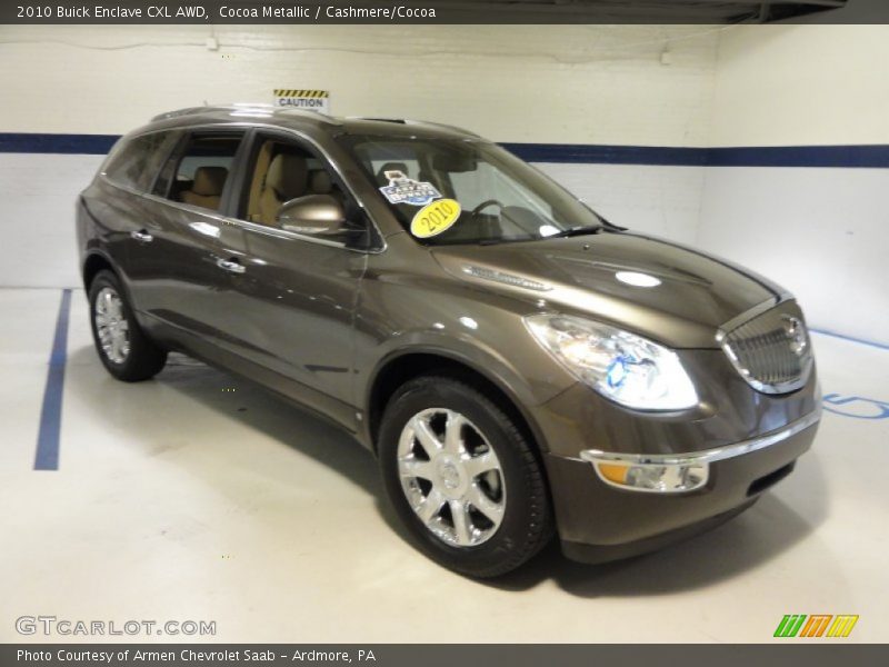 Cocoa Metallic / Cashmere/Cocoa 2010 Buick Enclave CXL AWD