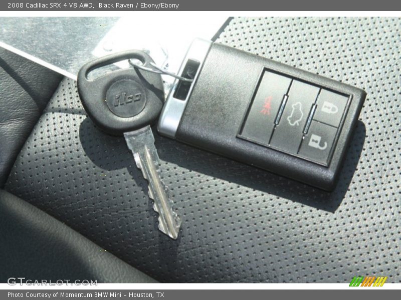 Black Raven / Ebony/Ebony 2008 Cadillac SRX 4 V8 AWD