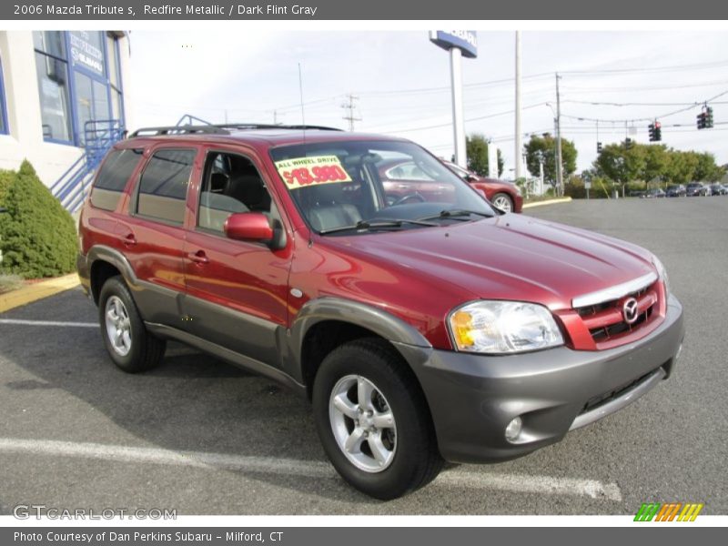 Redfire Metallic / Dark Flint Gray 2006 Mazda Tribute s