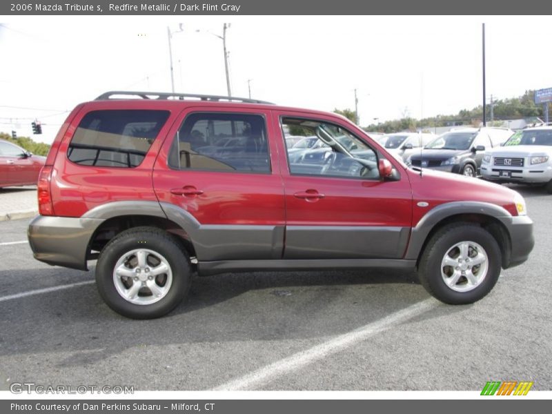 Redfire Metallic / Dark Flint Gray 2006 Mazda Tribute s