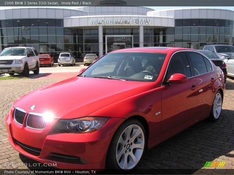 Imola Red / Black 2006 BMW 3 Series 330i Sedan