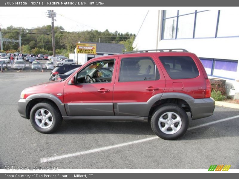 Redfire Metallic / Dark Flint Gray 2006 Mazda Tribute s