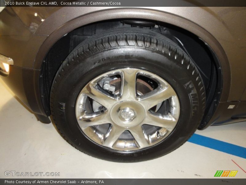 Cocoa Metallic / Cashmere/Cocoa 2010 Buick Enclave CXL AWD