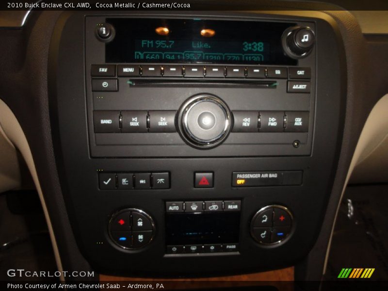 Cocoa Metallic / Cashmere/Cocoa 2010 Buick Enclave CXL AWD