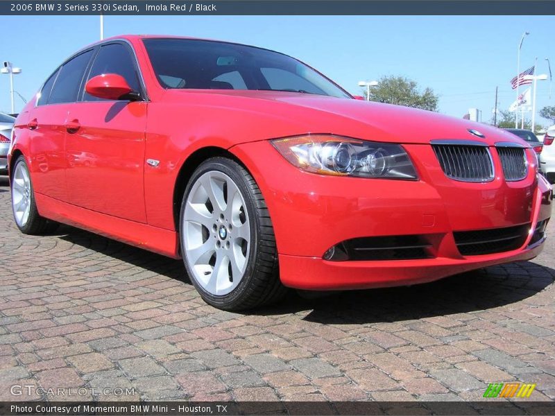 Imola Red / Black 2006 BMW 3 Series 330i Sedan