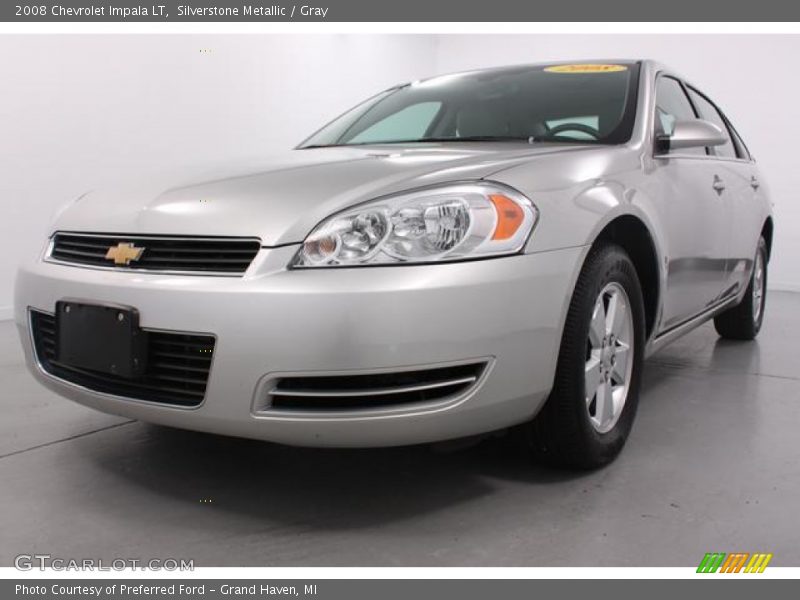 Silverstone Metallic / Gray 2008 Chevrolet Impala LT